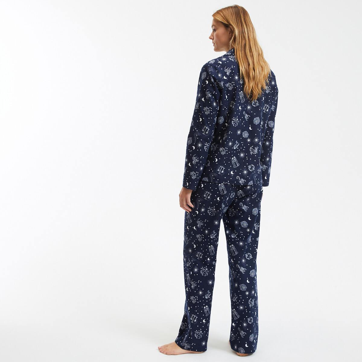 SO'HOME<br>Pijama de algodão com estampa astral