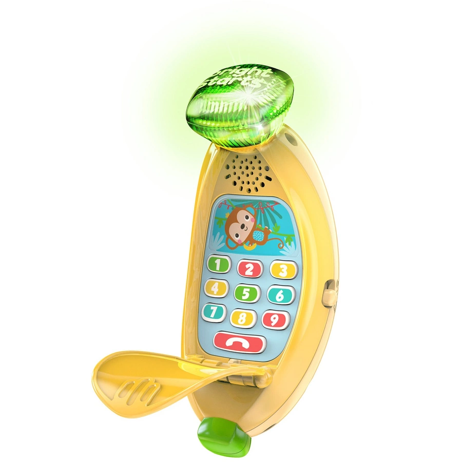 Bright Starts Babblin' Banana™ Klingeln und Singen Bananentelefon