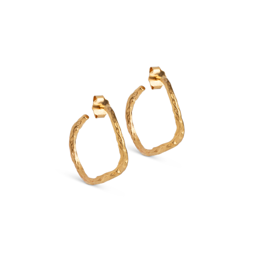 ENAMEL Copenhagen Sway Hoops, Guld