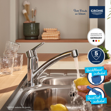 Grohe Start Eco eenhendel keukenkraan chroom
