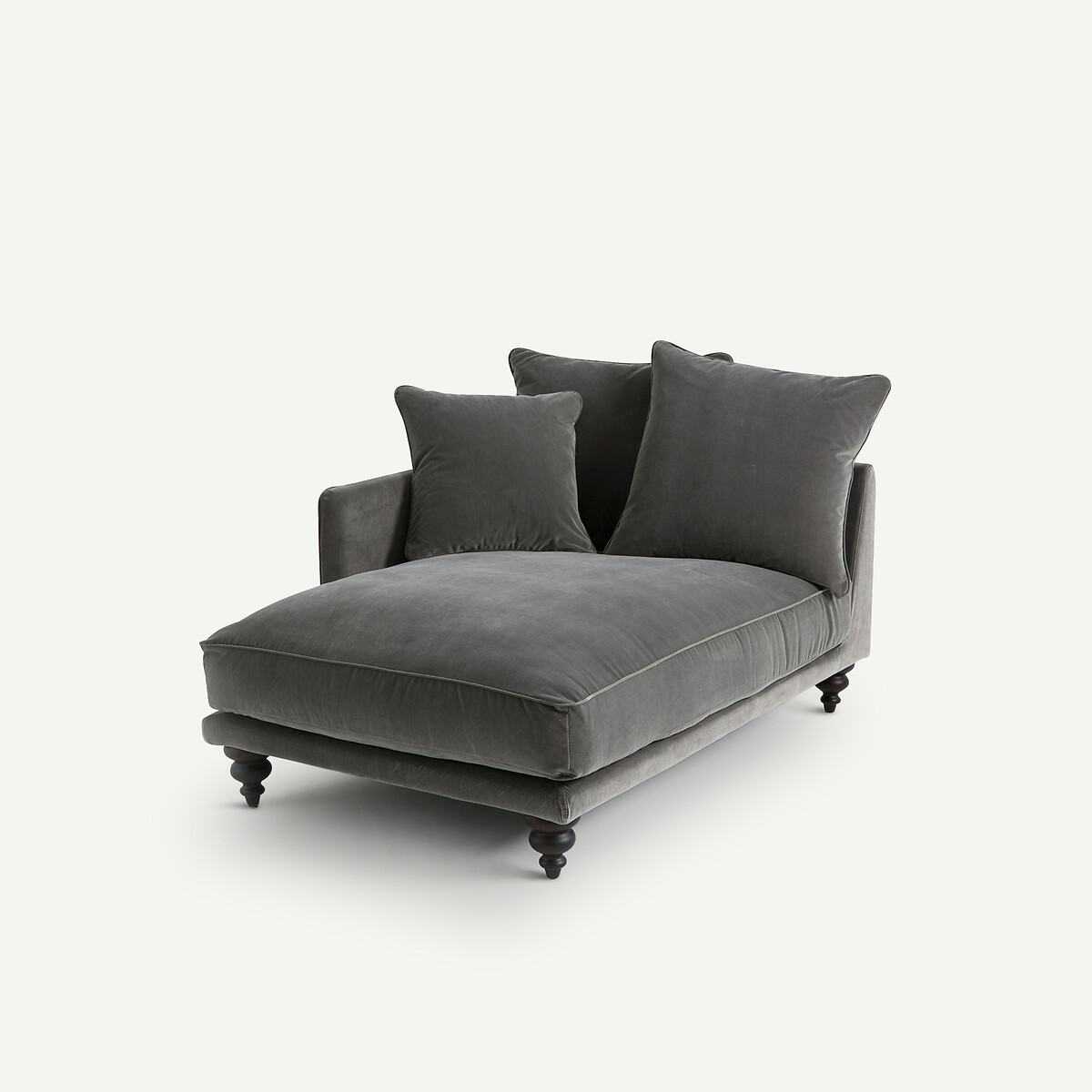 AM.PM<br>Cadeira longa em fluweel, Lazare