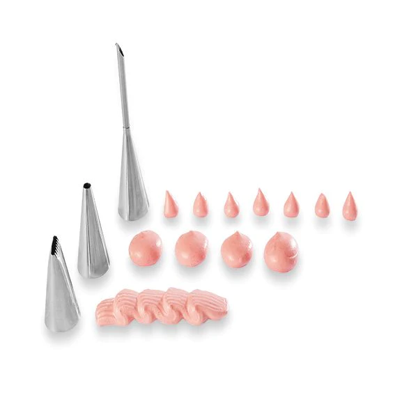 Set de 3 douilles en inox spécial déco Mathon