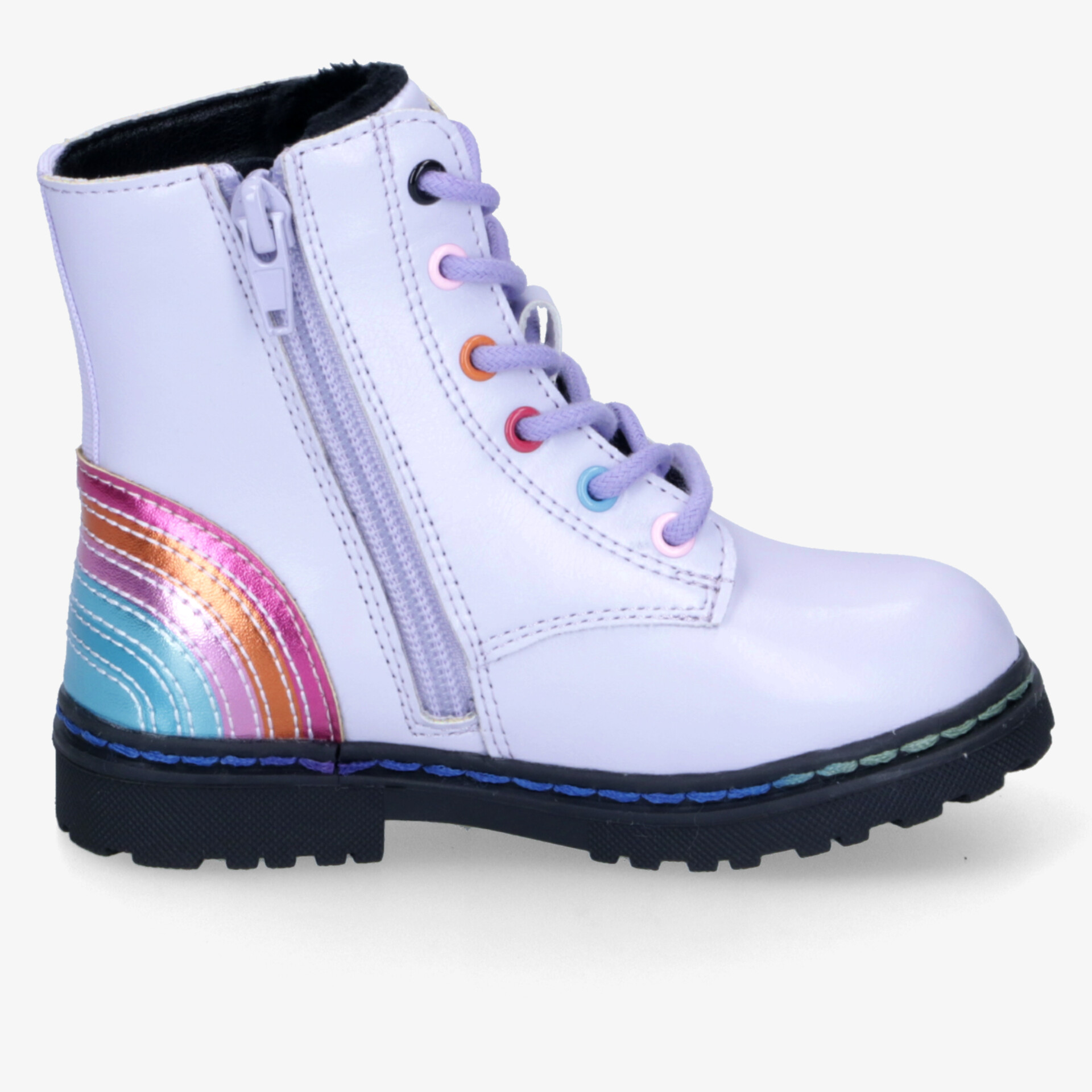 DooDogs Kinder Schnürstiefel lila