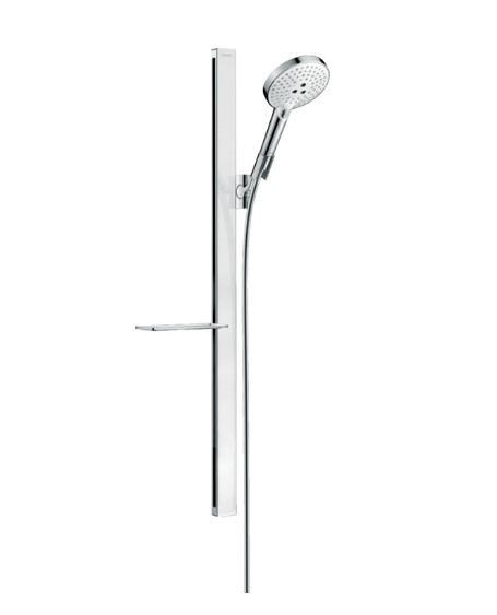 Hansgrohe Raindance Select S doucheset met planchet chroom/wit