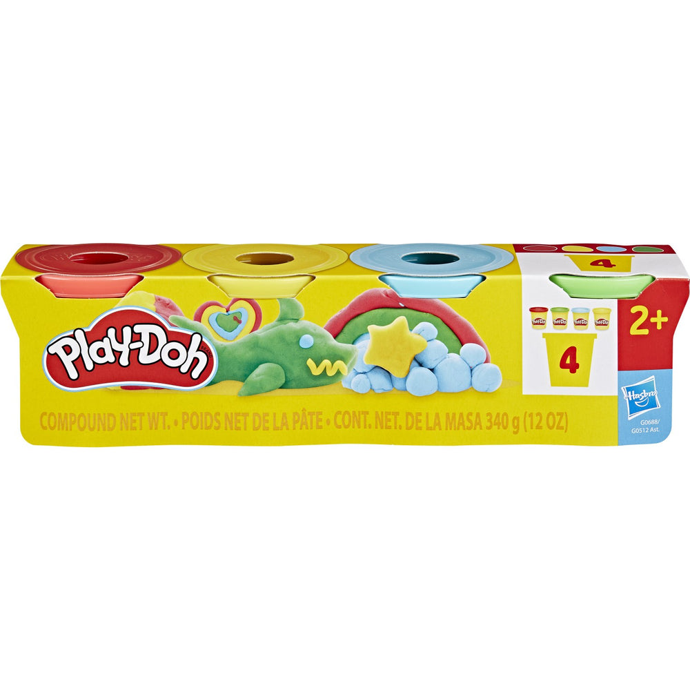 Køb Play-Doh 4 Pakke 340 G Klassisk