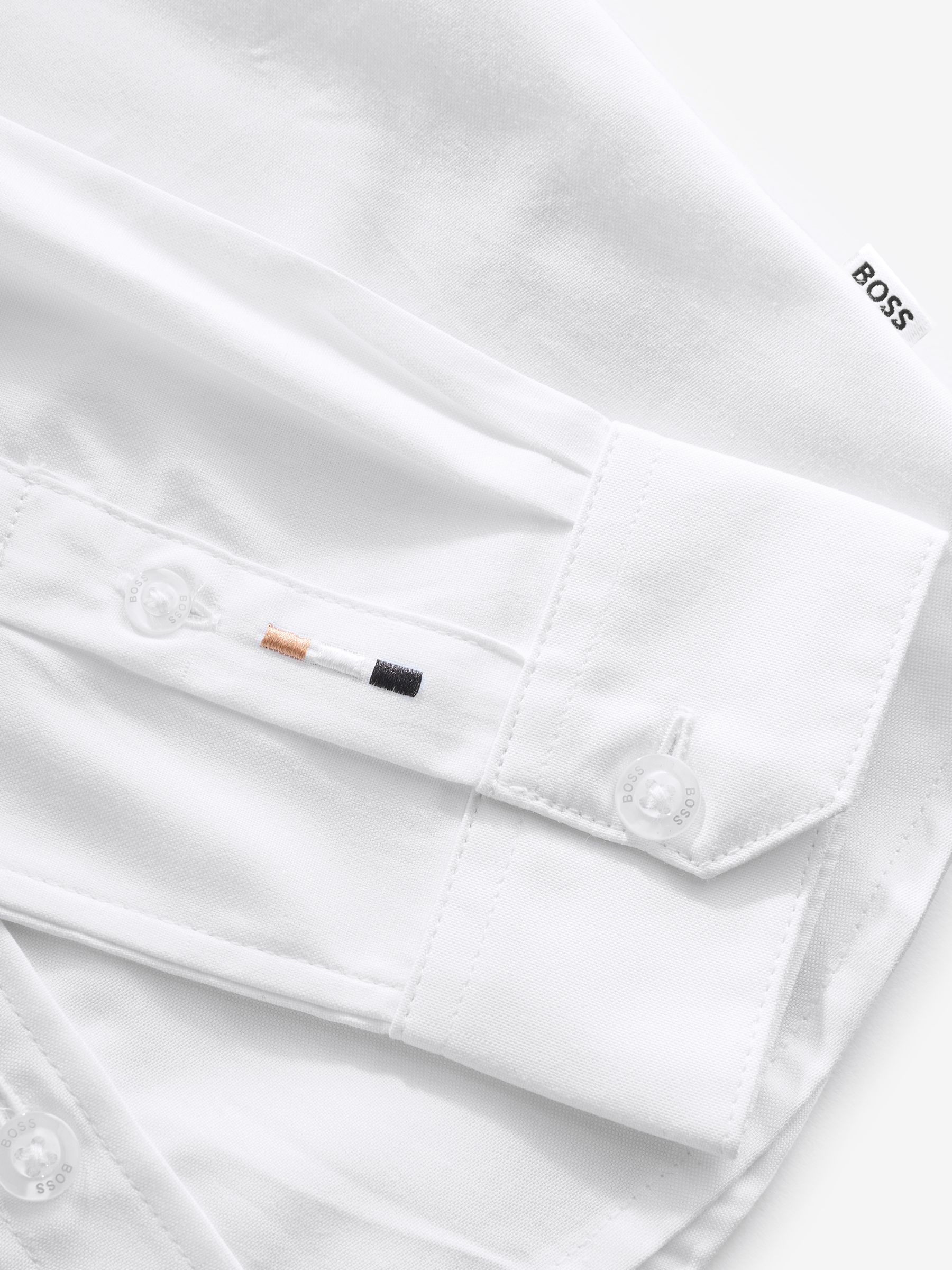 BOSS Long Sleeve Logo Occasion 100% Cotton Shirt