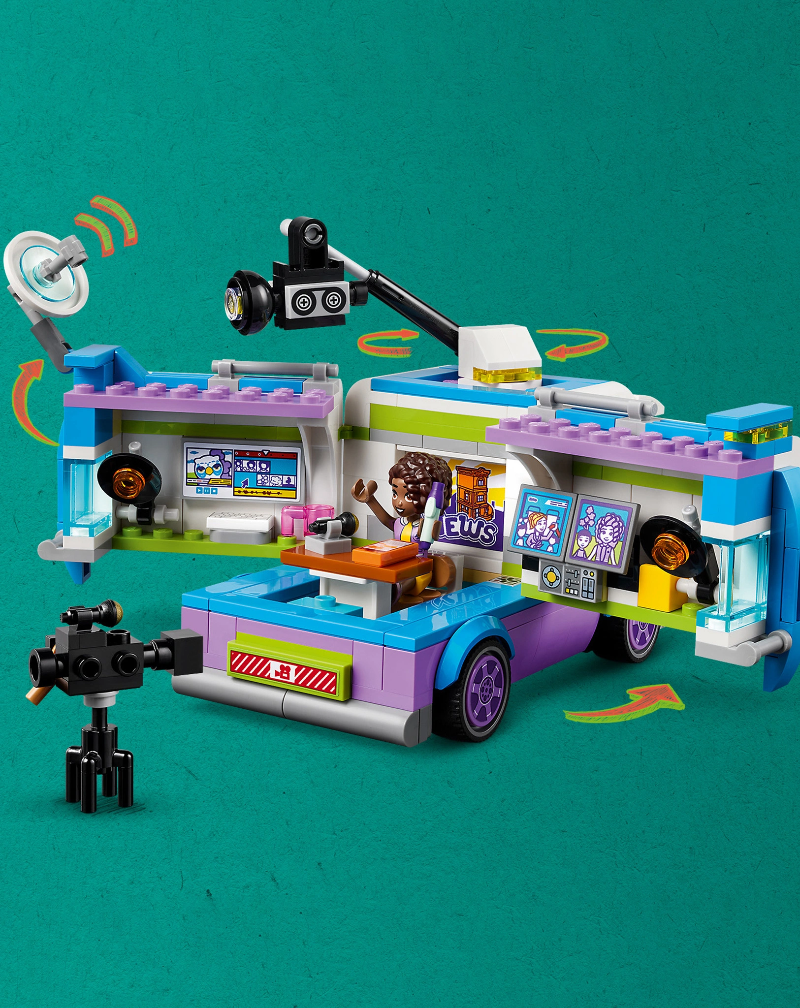 LEGO® Friends 41749 Nachrichtenwagen