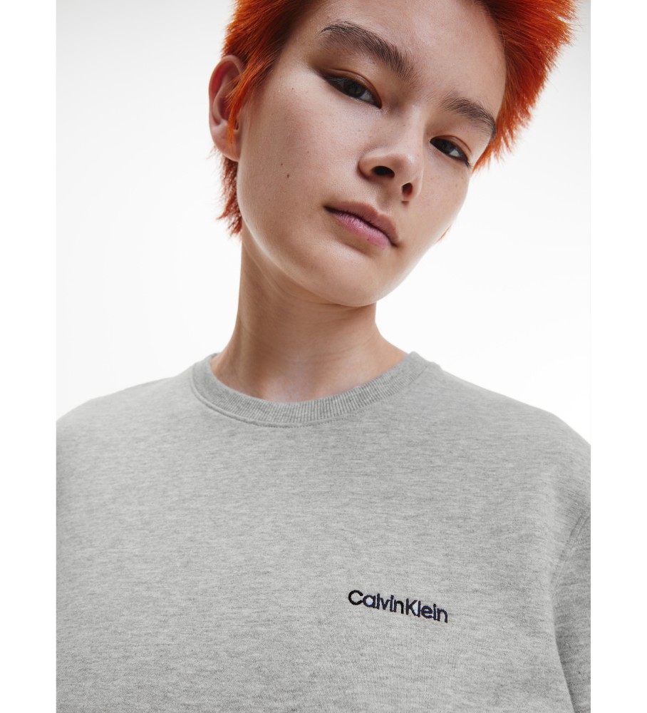 Moletom Calvin Klein Modern Cotton cinza