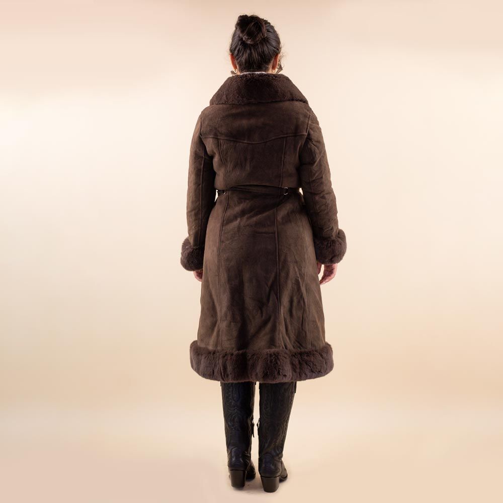 Afghan coat Rana donkerbruin