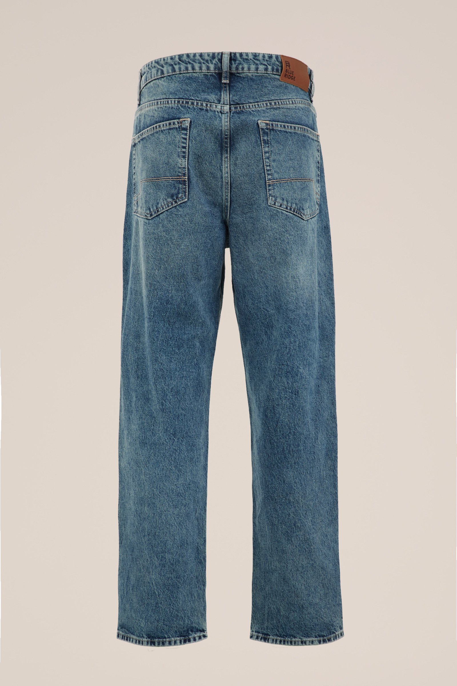 loose fit katoenen jeans Blue Ridge Donkerblauw