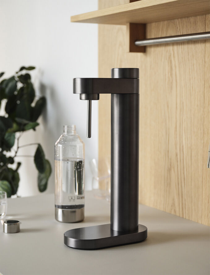 Stelton Brus carbonator Black metallic