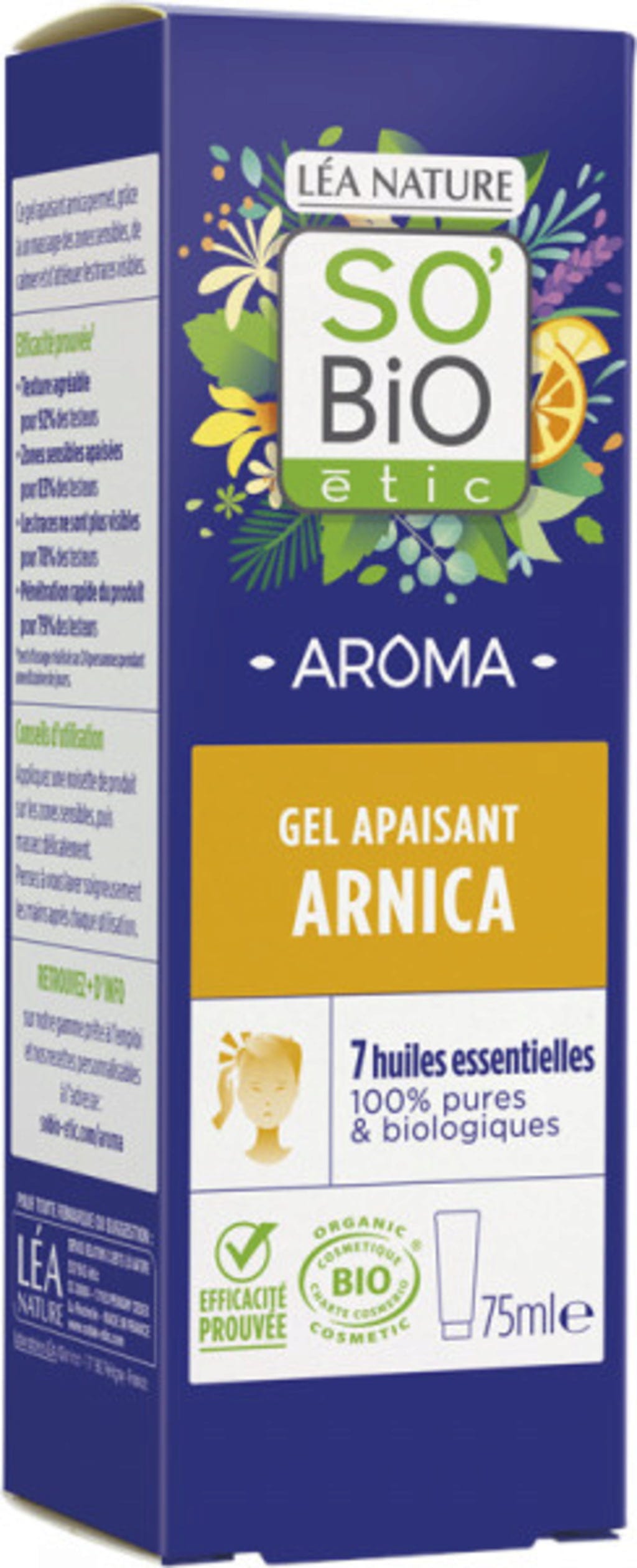 LÉA NATURE SO BiO étic  Aroma Beruhigendes Arnika-Gel, 75 ml