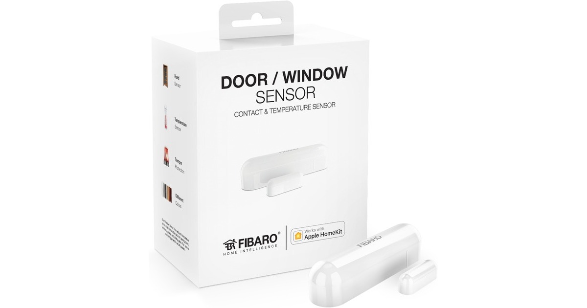 FibaroDeur/ Raamsensor 2 openingsmelder  (Wit, Apple Homekit)