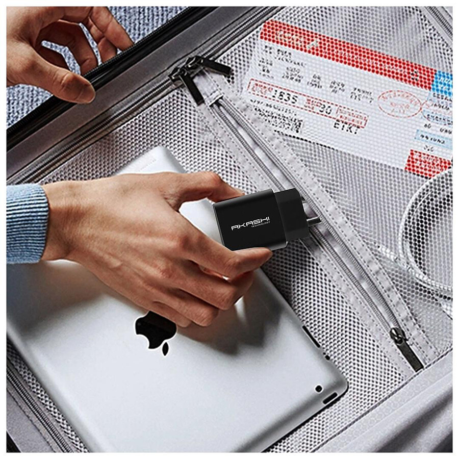 Akashi Chargeur Secteur 20W USB-A Quick Charge 3.0