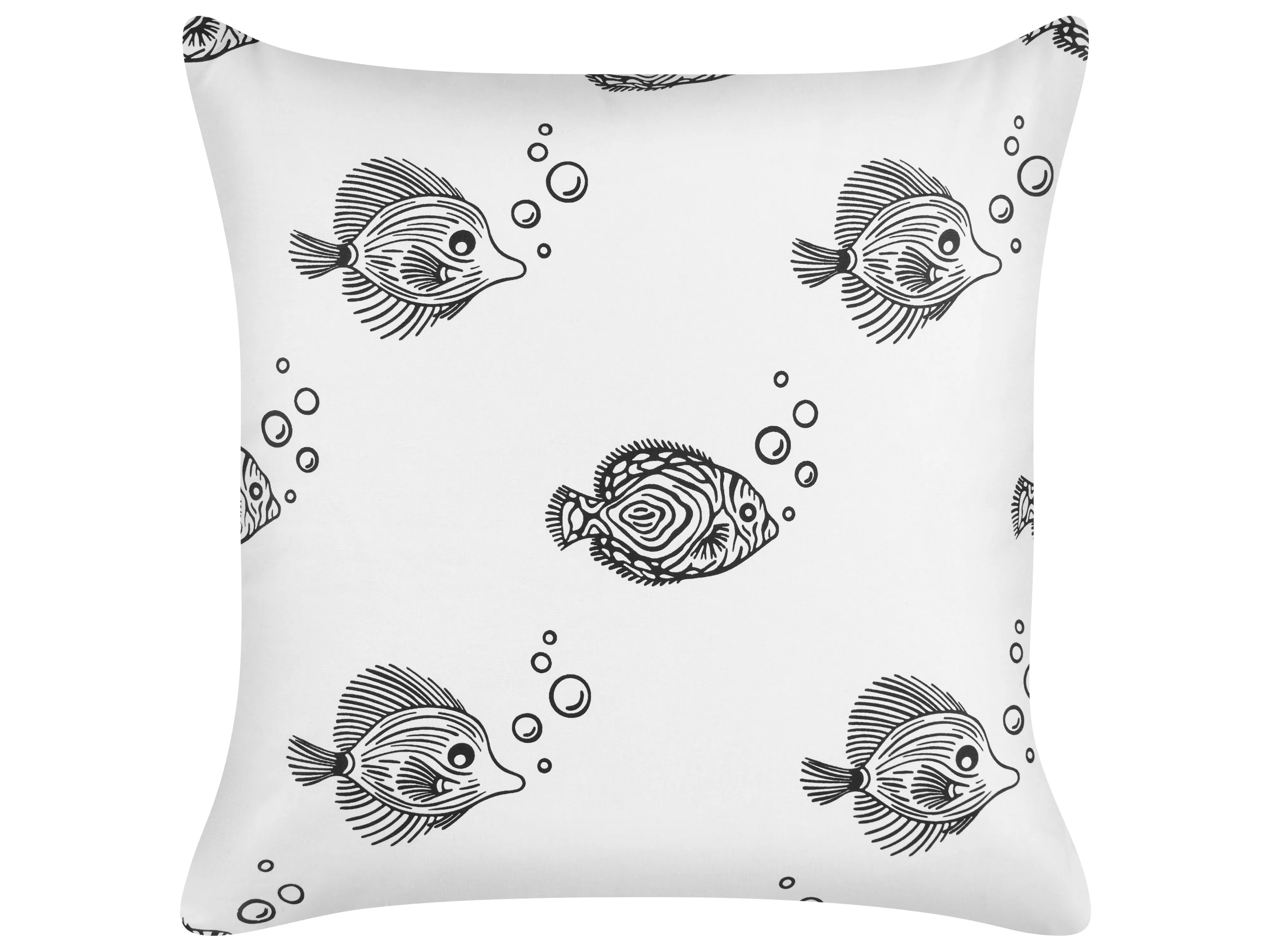 Set van 2 sierkussens TWEEDIA Katoen 45 x 45 cm Wit