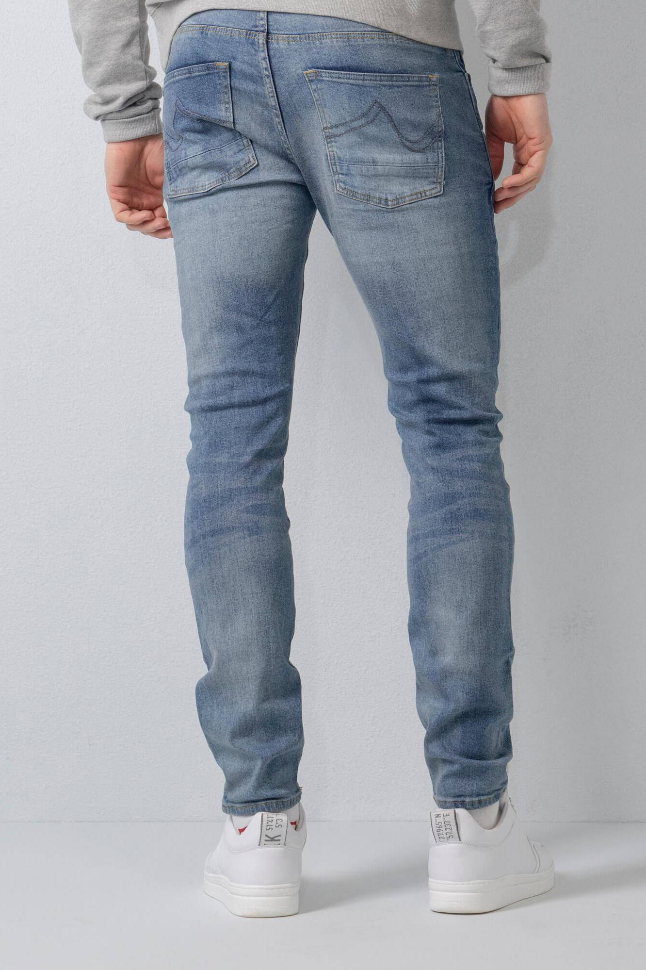 Petrol Industries skinny jeans NASH met riem medium used
