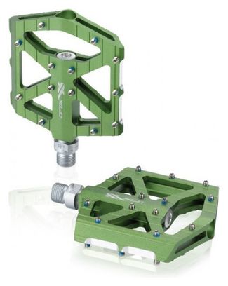 Paire de Pédales Plates XLC PD-M12 Vert