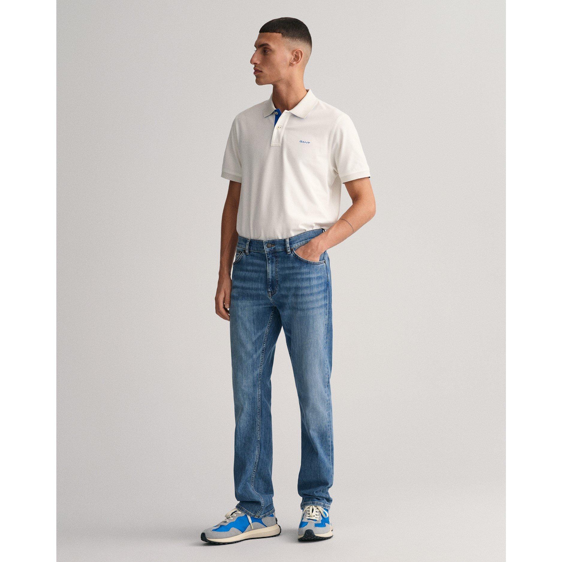 Gant Contrast Pique Polo Shirt