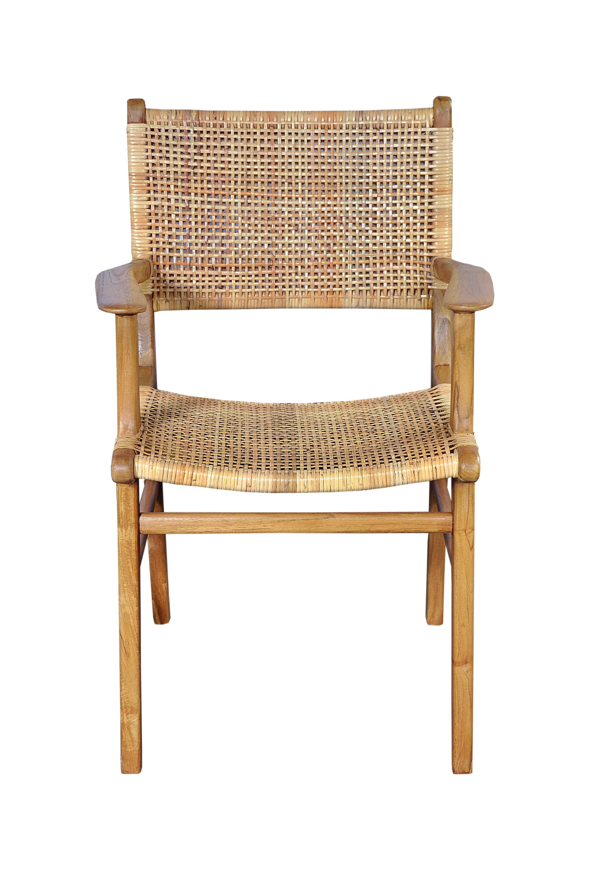 Armlehnstuhl Teakholz Essstuhl Küchenstuhl Wohnzimmer Küche Esszimmer Stuhl