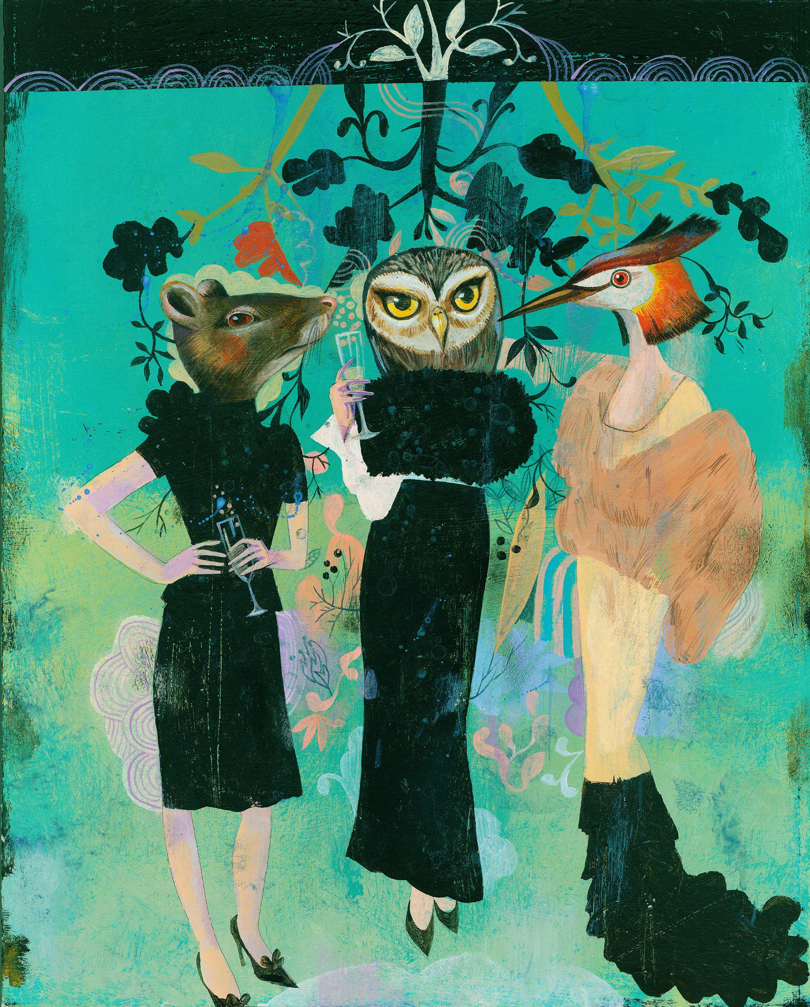 Fashion Animals by Olaf Hajek - Limited Edition. Edition of: 100. Signed.
