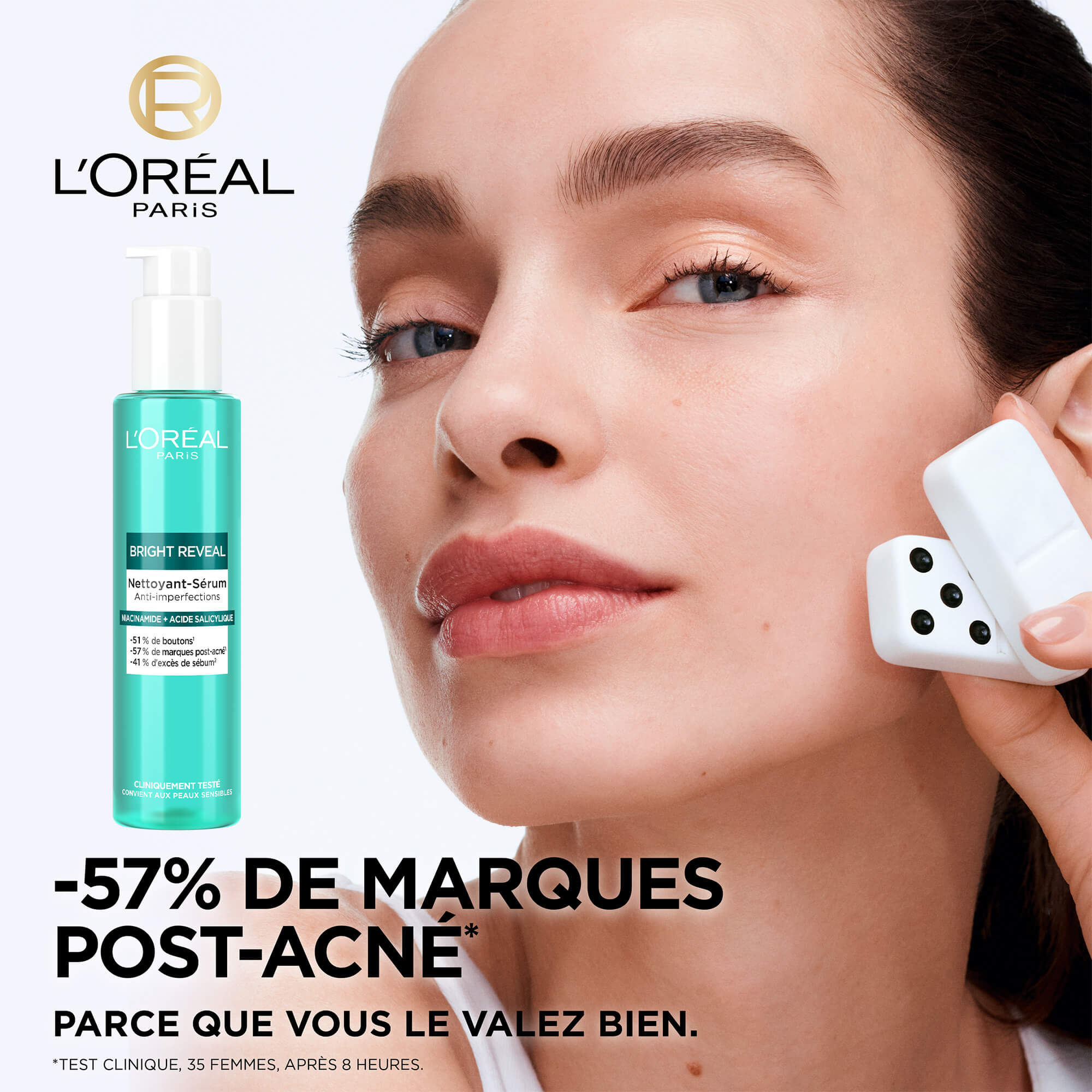 Nettoyant-Sérum Anti-Imperfections - L'Oréal Paris Bright Reveal
