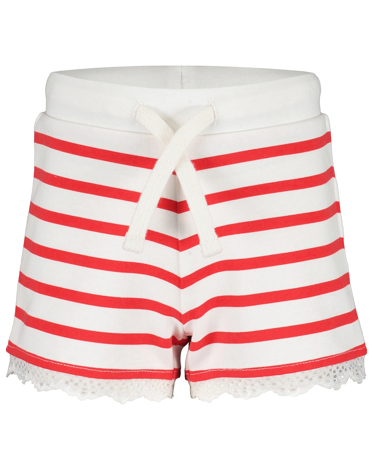 Jersey-Shorts STRIPES in rot/weiß gestreift