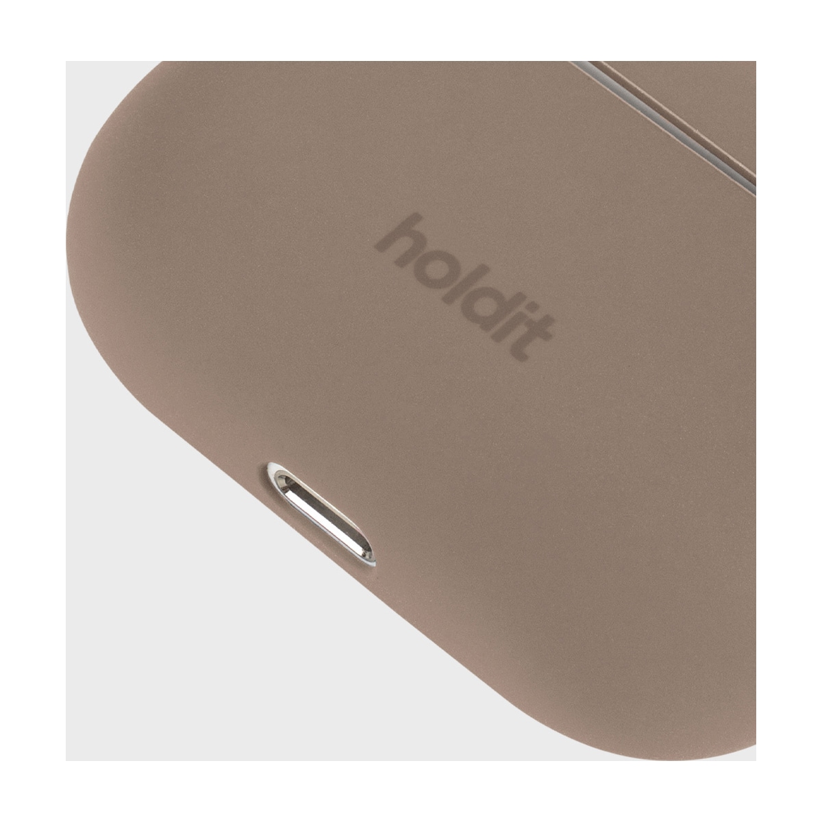 Holdit AirPods Pro Silicone deksel (mokkabrun)