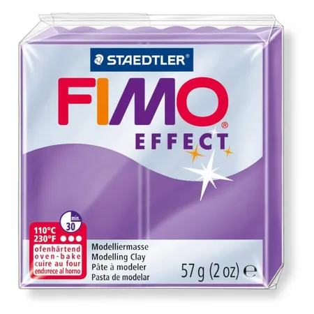 STAEDTLER® FIMO® effect Normalblock, 57 g, lila transluzent