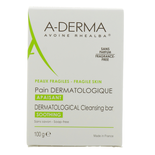Savon Pain Dermatologique au Lait d'Avoine A-Derma - Peaux sensibles