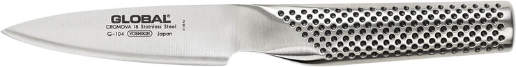 Global G-104 urtekniv stål 10 cm Sølv