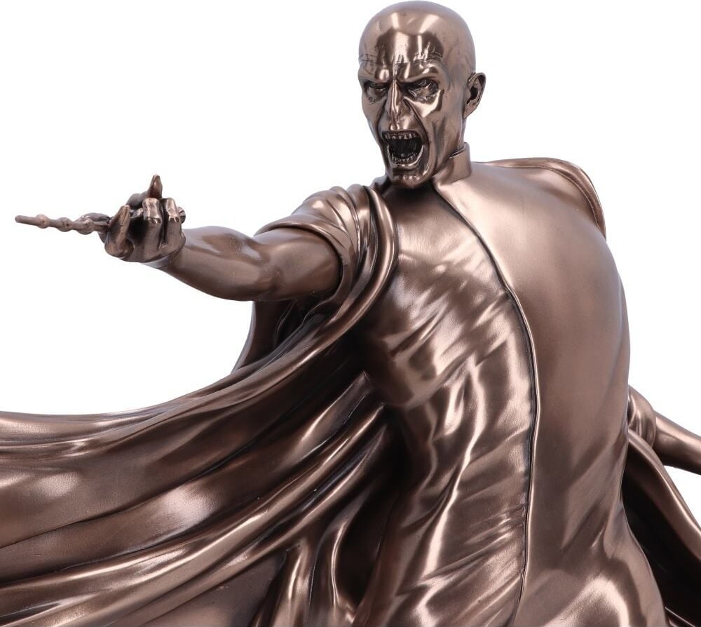 Harry Potter - Voldemort Avada Kedavra Figur I Bronze - 32 CM
