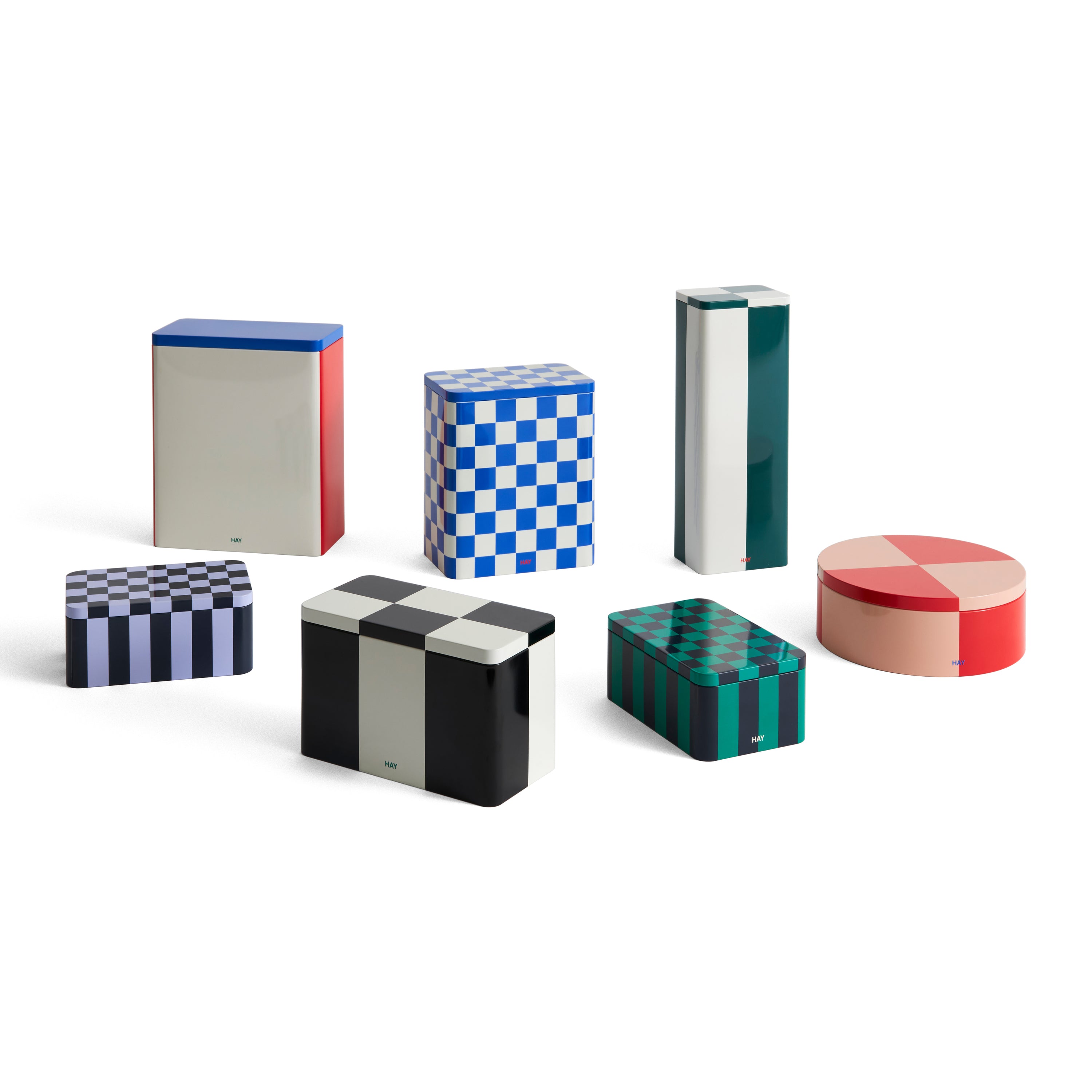 HAY Tin Voorraadblik Slim - Green / Off-White