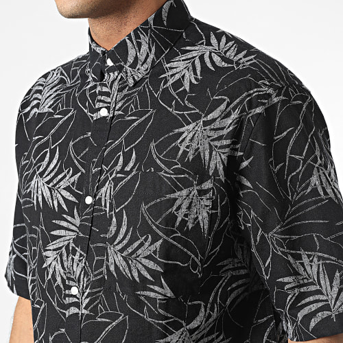 Chemise Manches Courtes 1037040-XX-12 Noir Floral