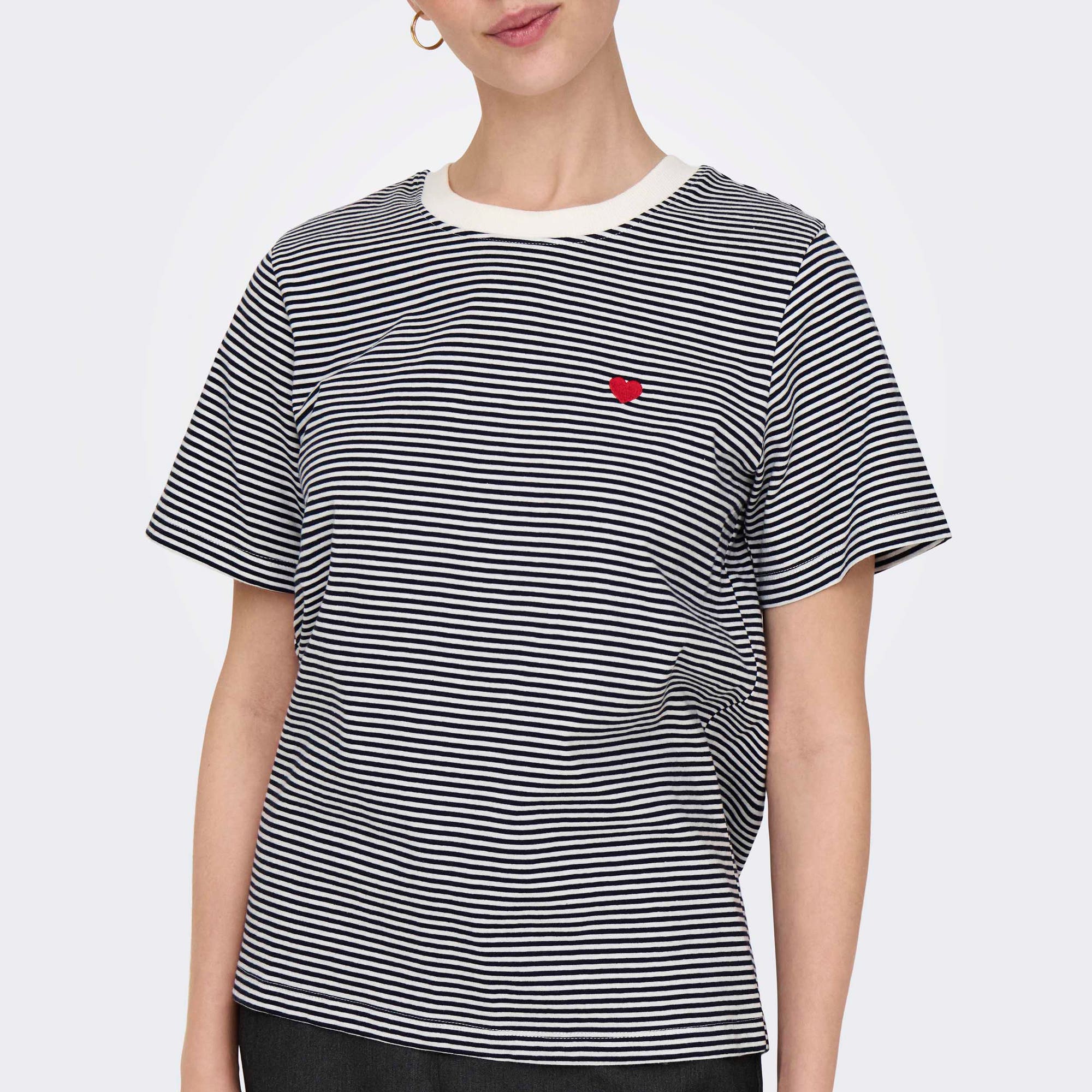 T-shirt Femme bleu marine