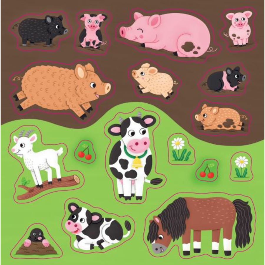 COPPENRATH Meine Mini-Stickerwelt - Bauernhof (Mini-Künstler)