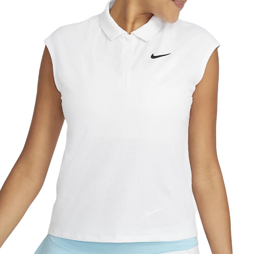 Nike Polo Blanc Femme Nike Nkct