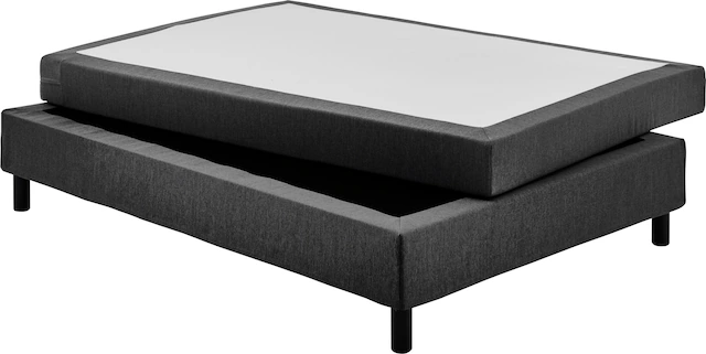 ATLANTIC home collection Boxbett »Happy« ohne Kopfteil, mit Topper, wahlweise mit oder ohne Bettwaren