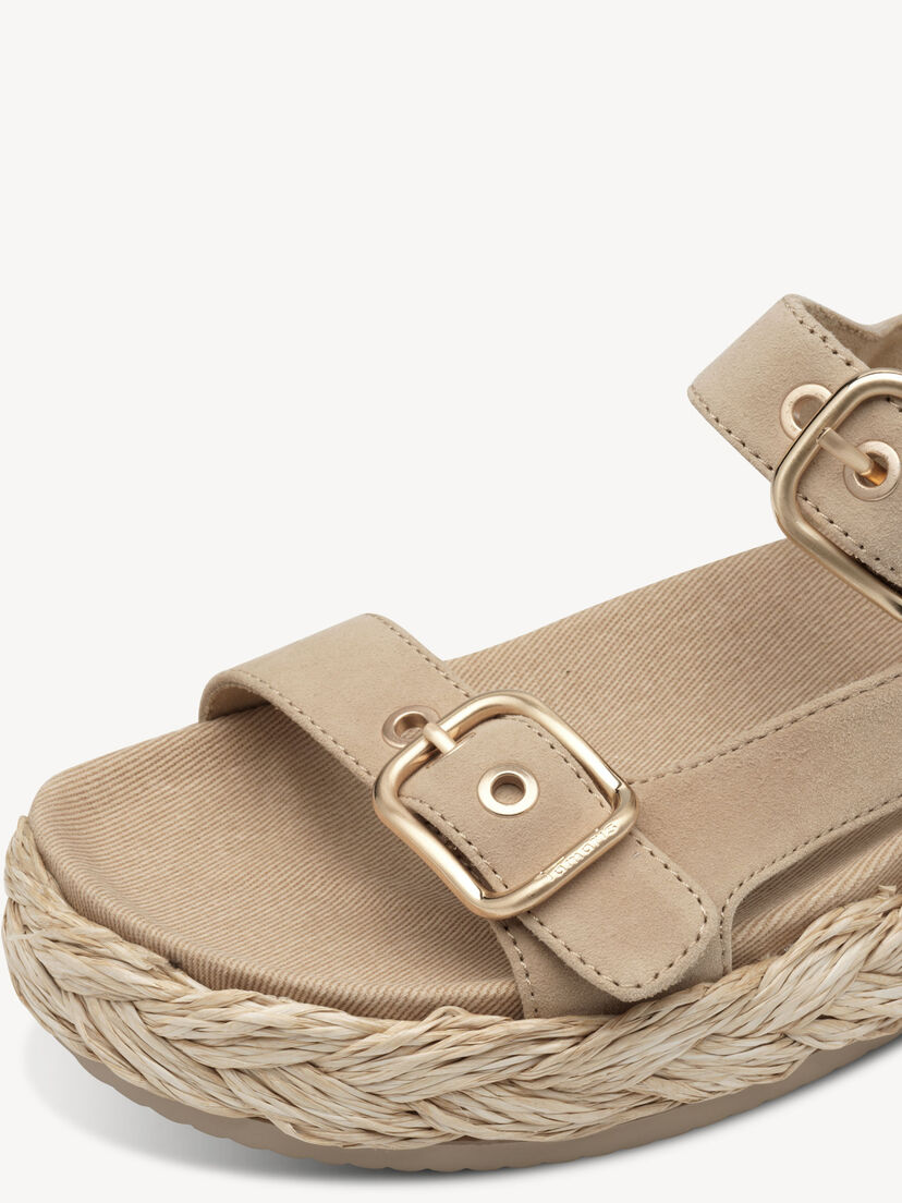 Leren Sandaaltje - beige