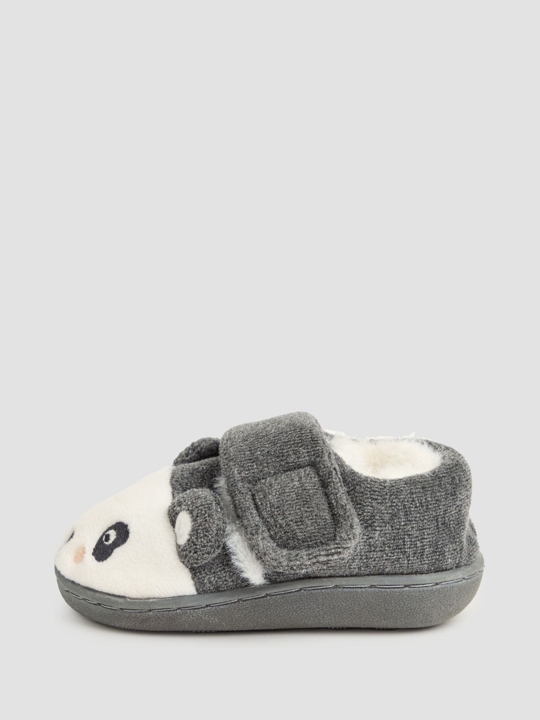 JoJo Maman Bébé - Gemakkelijk pantoffels met pandabeertje voor meisjes