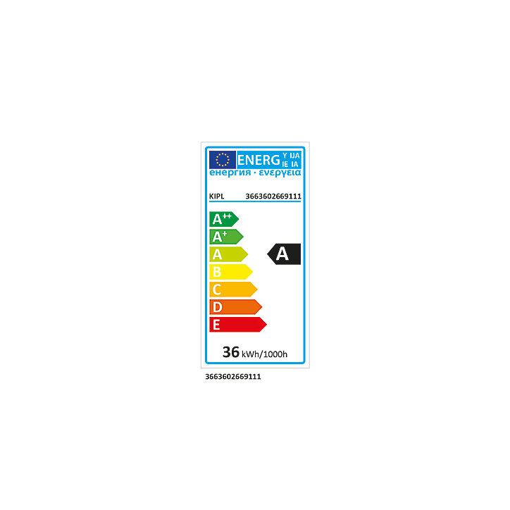 Ampoule fluorescent T8 G13 2400lm 30W Ø2.8cm blanc chaud