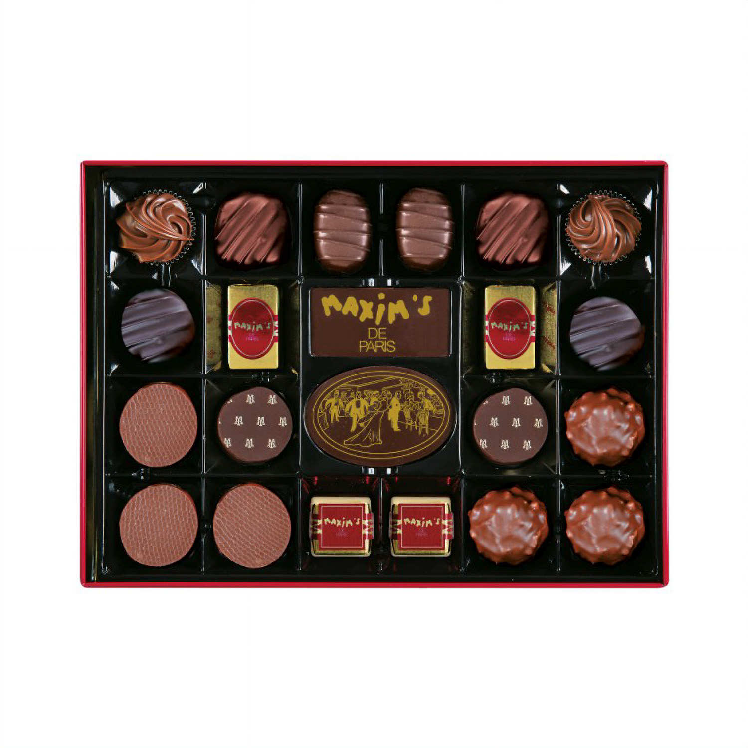 Coffret de 22 chocolats de Noël Maxim's