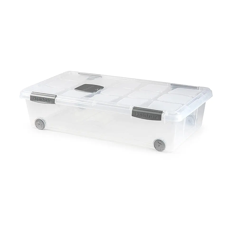 Plasticforte Opslagbak met deksel - 1x - 30L - 73 x 41 x 18 cm