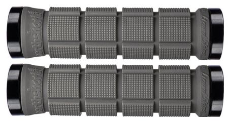 Paire de Grips Lizard Skins Northshore Lock-On Gris Foncé / Noir