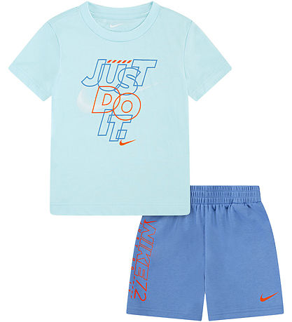 Nike Shorts Set - T-Shirt/Shorts - Blue Beyond
