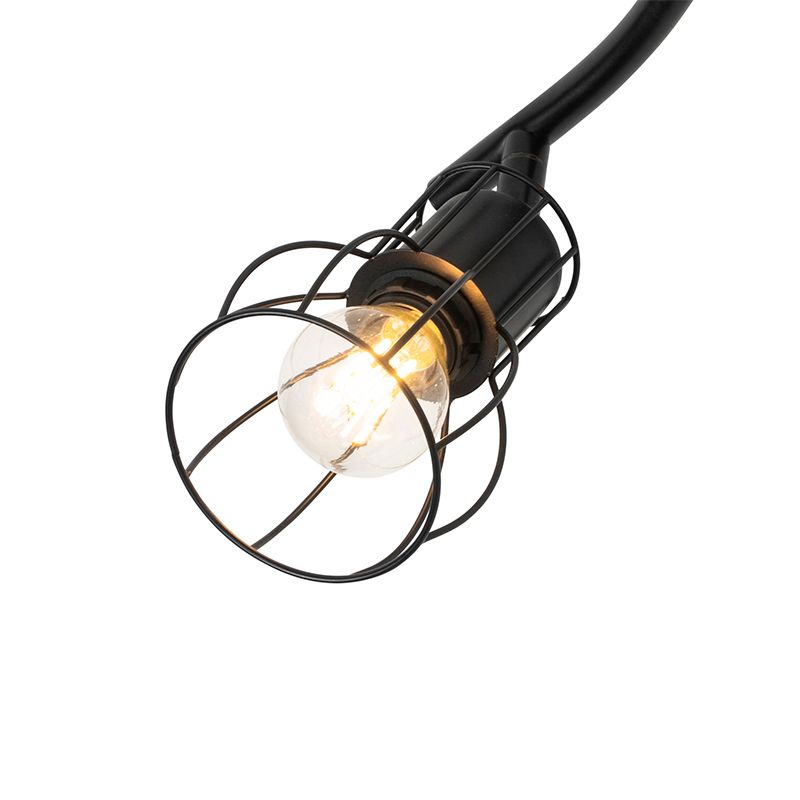 Moderne plafondspot zwart 86 cm 4-lichts - Botu