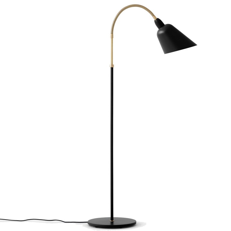 &tradition Bellevue vloerlamp Black & Brass