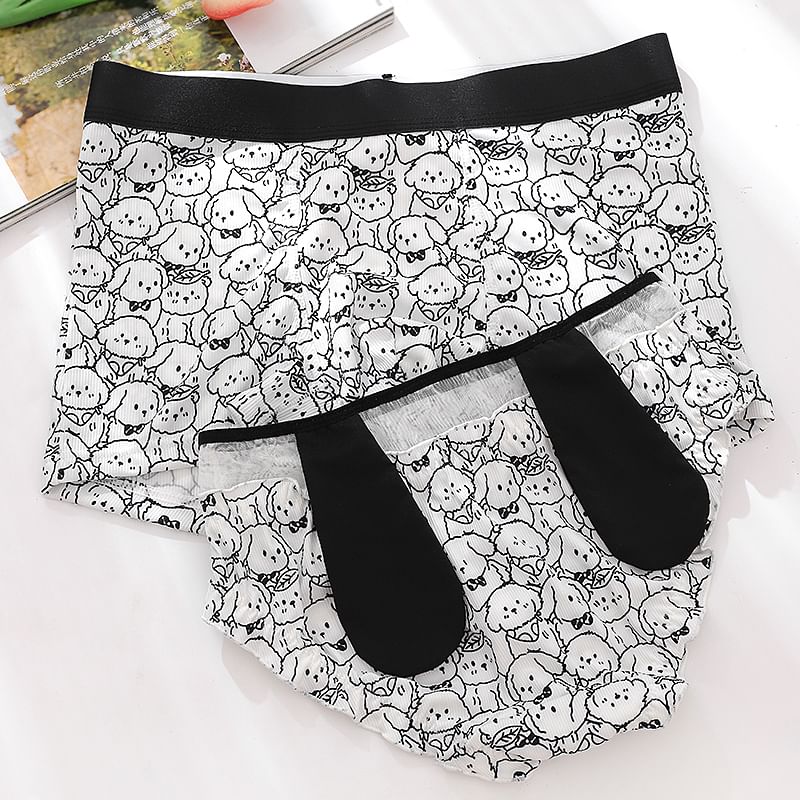 Pancherry - Koppelset: Cartoon Print Panty + Boxershort