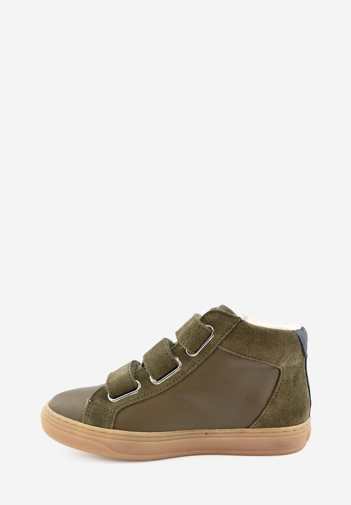 Laax logo Wollfutter Kinder Khaki Blau