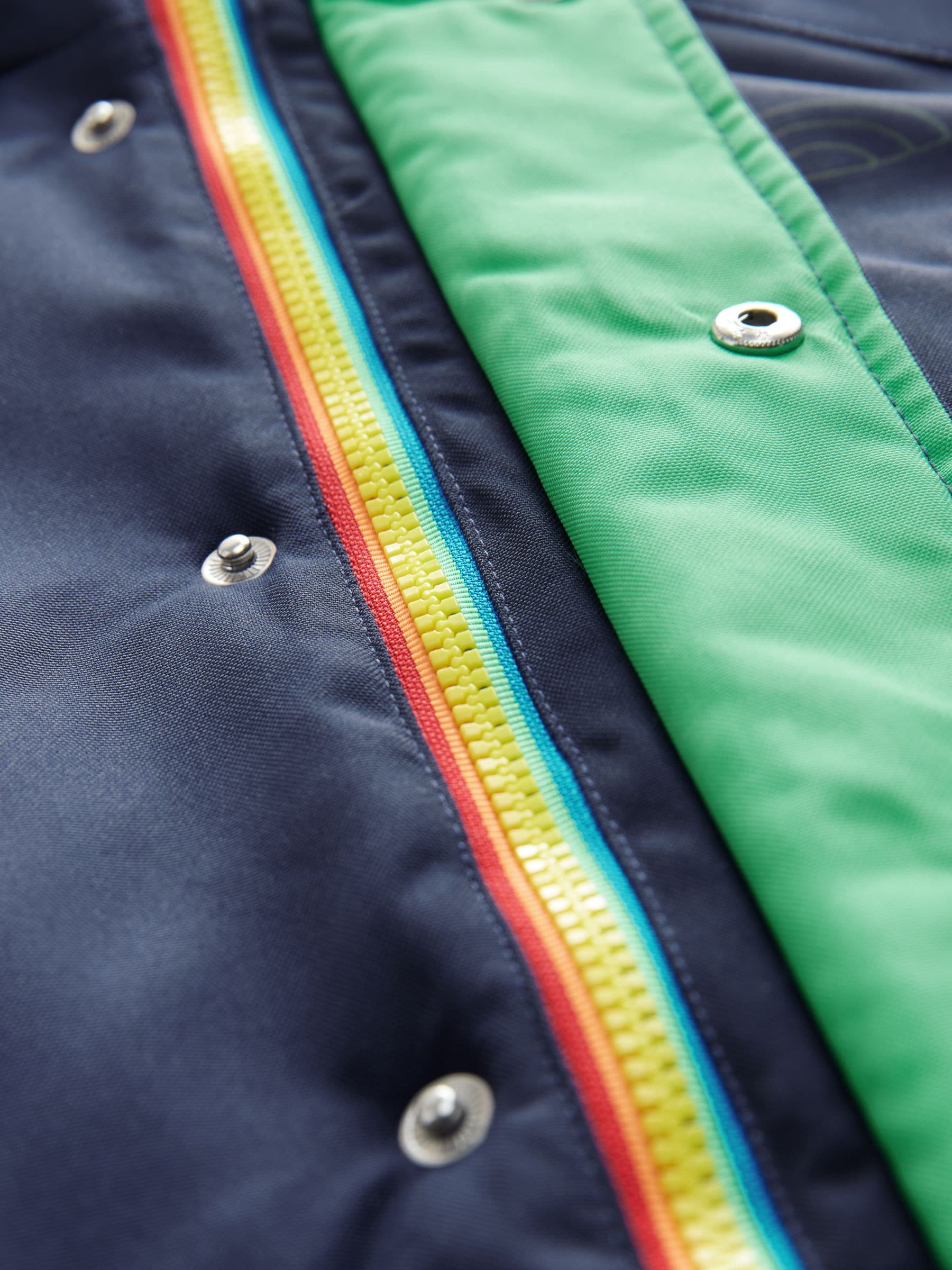 Little Bird by Jools Oliver regenbestendige parka-jas met regenboogafwerking