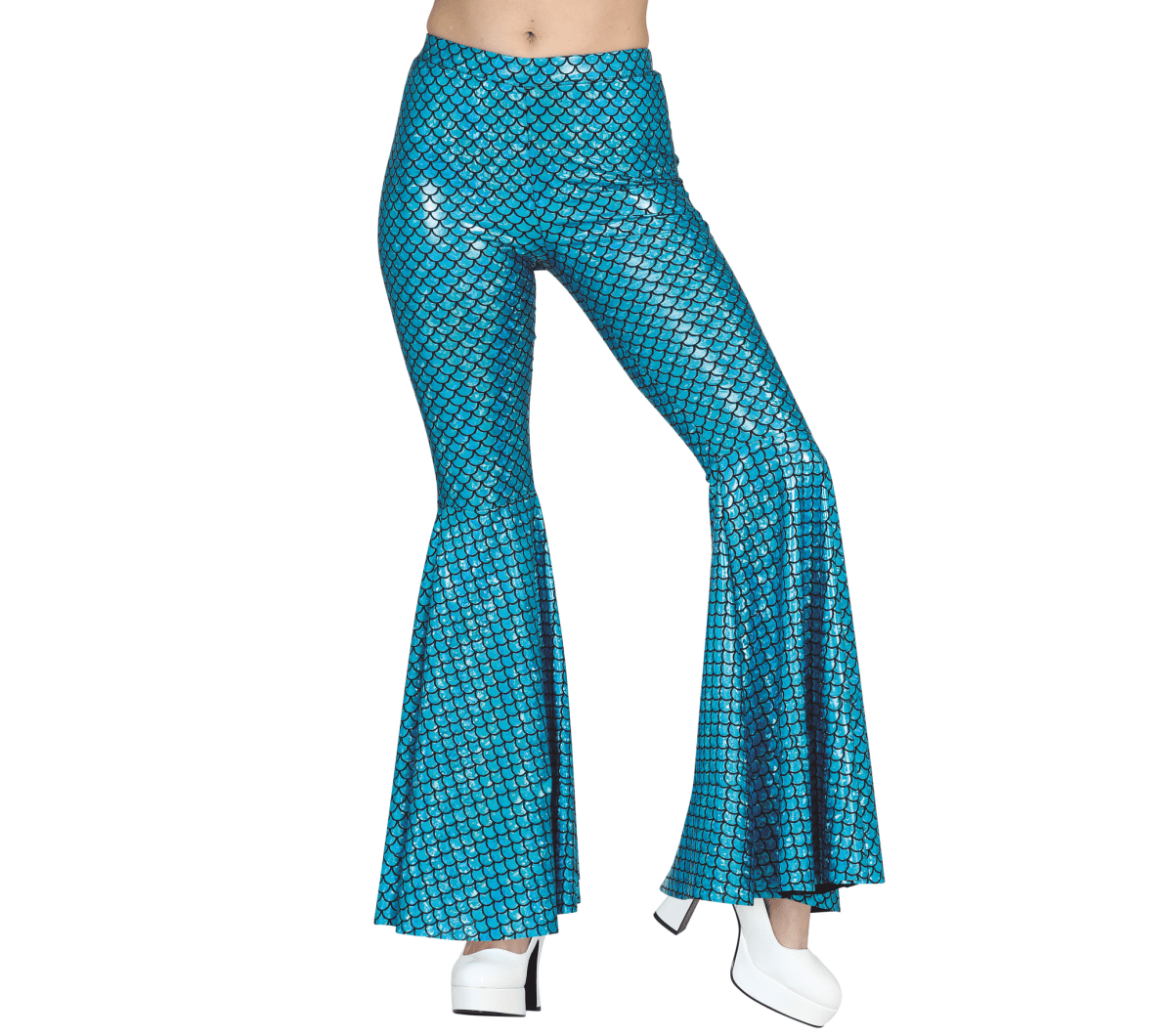 Zeemeermin Broek Blauw Dames